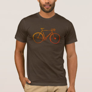 Camiseta Bicicleta / Bicicleta marrón
