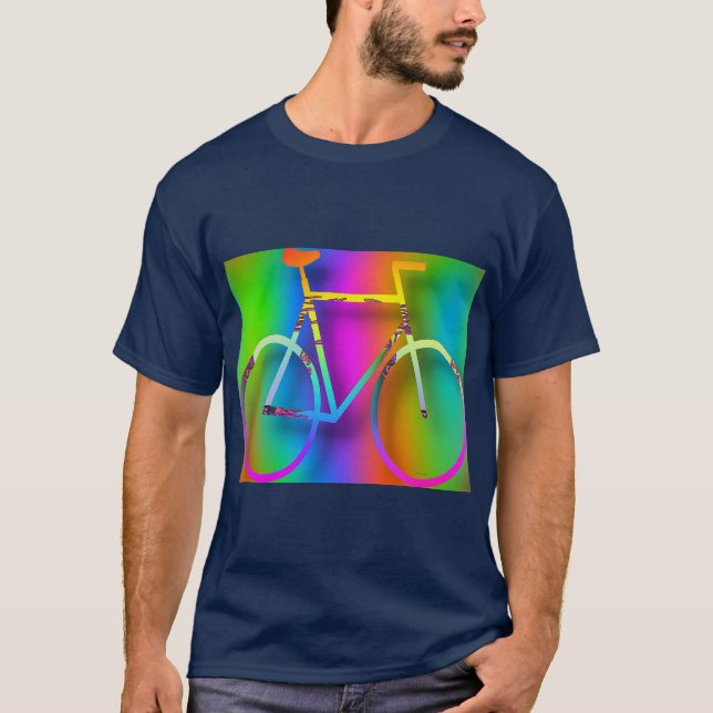 Camiseta Bicicleta Bicicleta Naval (Anverso)