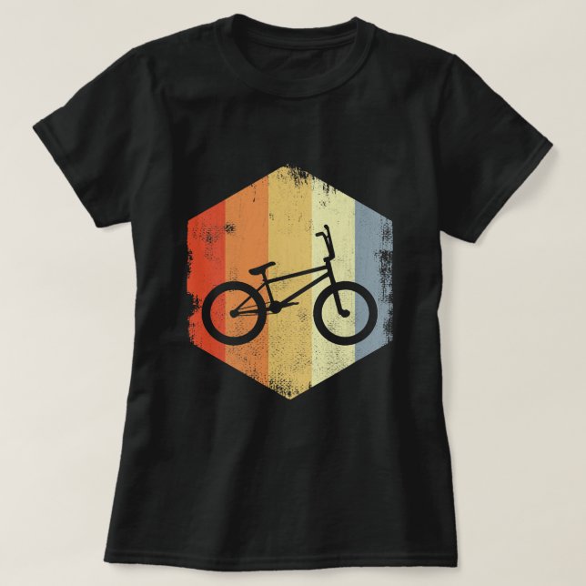 Camiseta Bicicleta BMX de dibujos BMX Athusiast Bicycle Mo (Diseño del anverso)