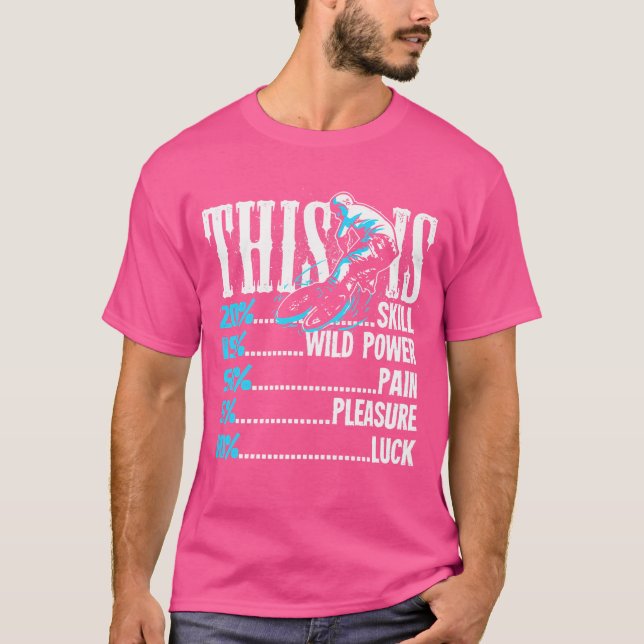 Camiseta Bicicleta Bmx Es Un Dolor De Poder De Habilidad Al (Anverso)