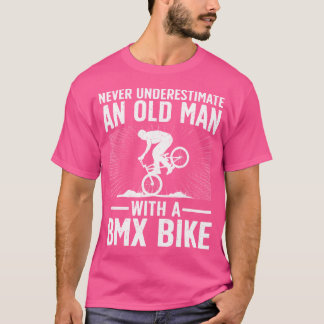 Camiseta Bicicleta Bmx Para Hombres Abuelos Bmx Bike Rider