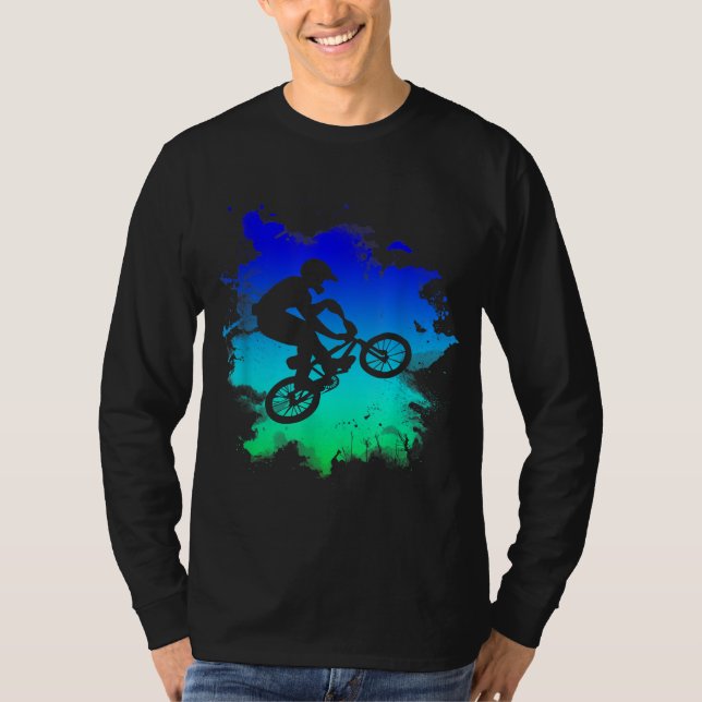 Camiseta Bicicleta BMX Para Jinetes (Anverso)