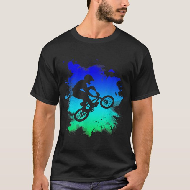 Camiseta Bicicleta BMX Para Jinetes (Anverso)