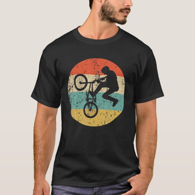 Camiseta Bicicleta BMX Retro Vintage BMX (Anverso)