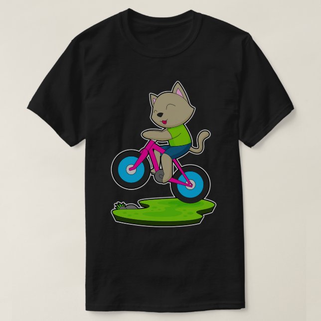 Camiseta Bicicleta Cat (Diseño del anverso)