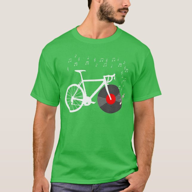 Camiseta Bicicleta Ciclismo Bicicleta De Carretera Tocadisc (Anverso)
