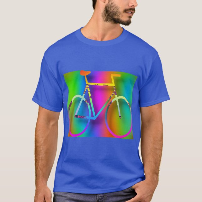 Camiseta Bicicleta Ciclismo Bicicleta Royal Blue (Anverso)