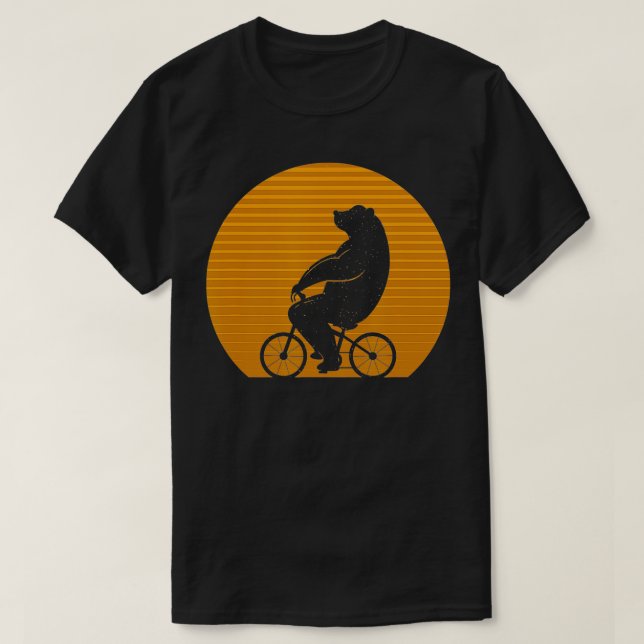 Camiseta Bicicleta ciclismo de oso (Diseño del anverso)