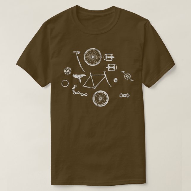 Camiseta Bicicleta ciclista (Diseño del anverso)