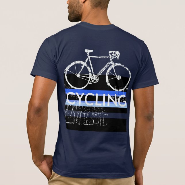 Camiseta bicicleta ciclista deportiva (Reverso)