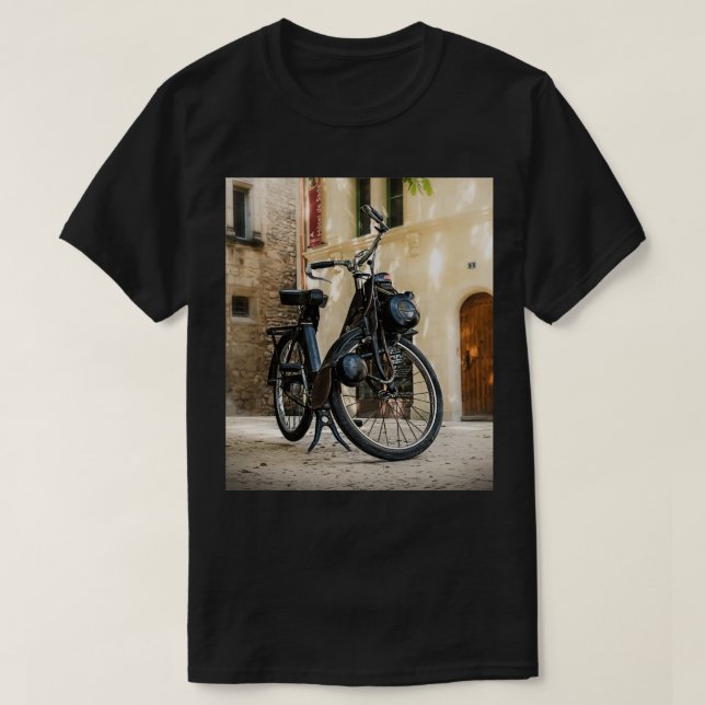 Camiseta Bicicleta con motor auxiliar Solex (Diseño del anverso)