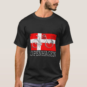Camiseta Bicicleta Copenhague Touring el regalo de la bande