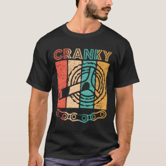 Camiseta Bicicleta Cranky Ciclista Retro Regalo Ideal Para