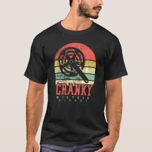 Camiseta Bicicleta Cranky Retro Vintage Para Los Amantes De