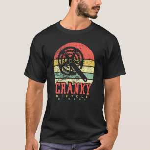 Camiseta Bicicleta Cranky Retro Vintage Para Los Amantes De