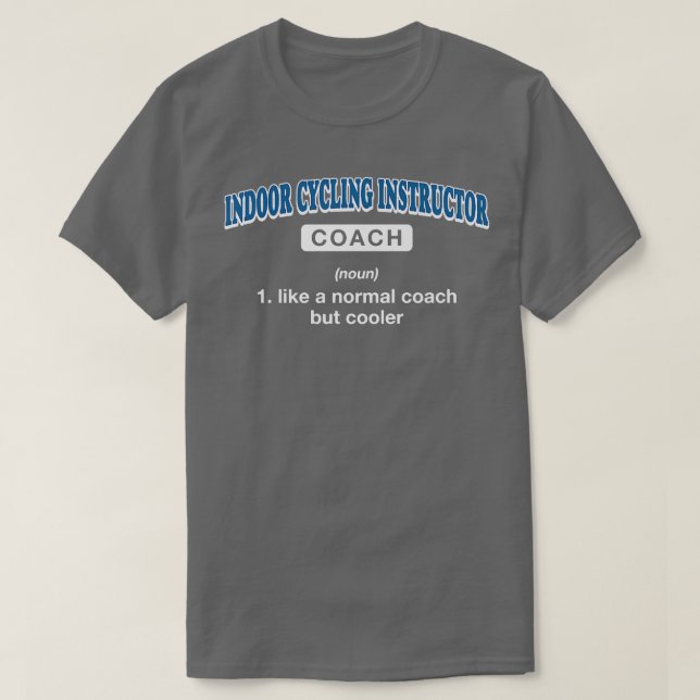 Camiseta Bicicleta cubierta definición de entrenador de cic (Diseño del anverso)