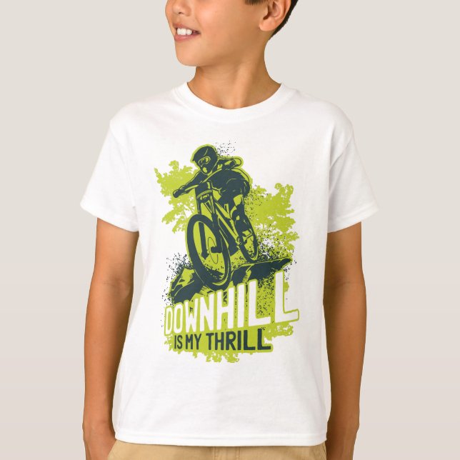 Camiseta Bicicleta cuesta abajo (Anverso)