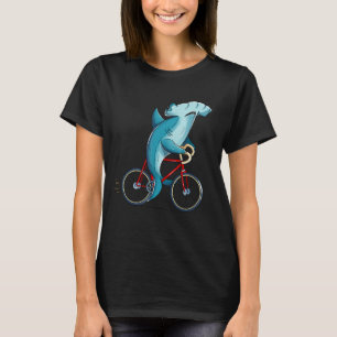 Camiseta Bicicleta Cute Biker de Hammerhead Shark