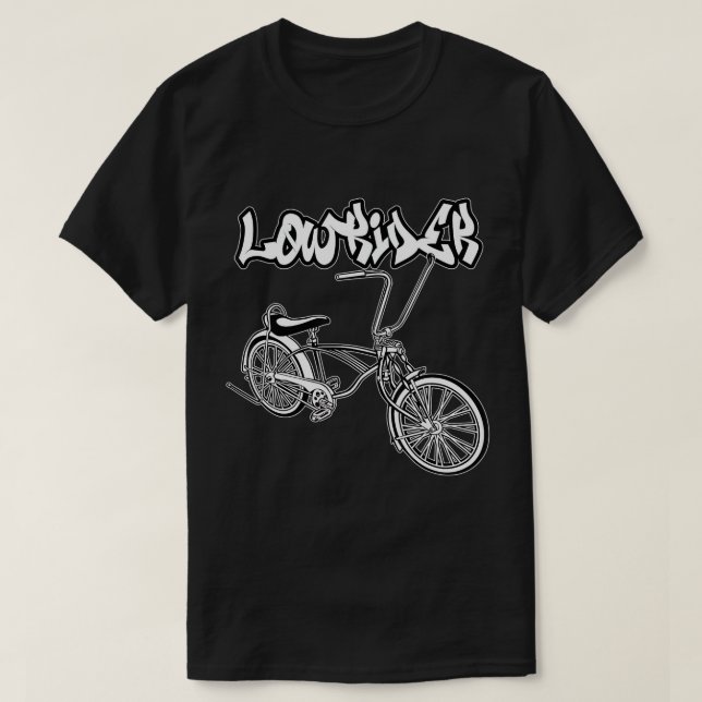 Camiseta Bicicleta De Bajo Alquiler Para Hombres. Chicano C (Diseño del anverso)