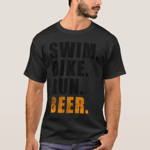 CAMISETA BICICLETA DE BICICLETA DE BICICLETA DE CERVEZA TRI