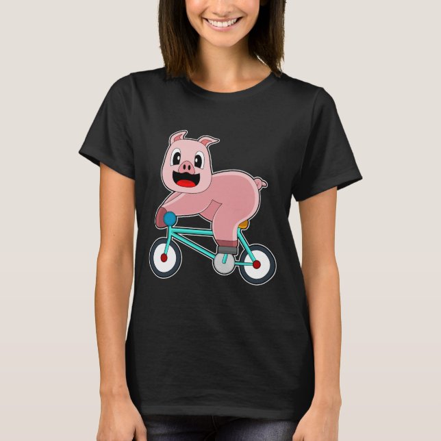 Camiseta Bicicleta de cerdo (Anverso)