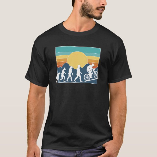 Camiseta Bicicleta de ciclismo de montaña Evolution Retro M (Anverso)