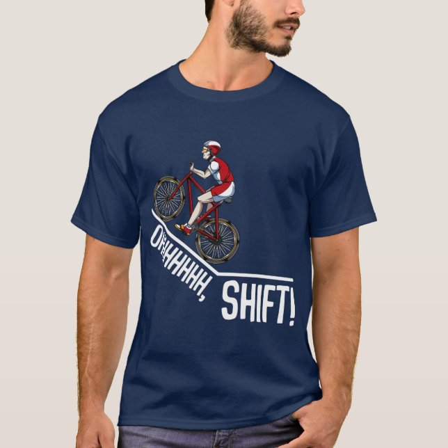 Camiseta Bicicleta de ciclismo de montaña Ohhh Shift Ciclis (Anverso)
