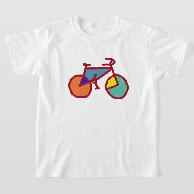 Camiseta Bicicleta de color para niños (Distribución)
