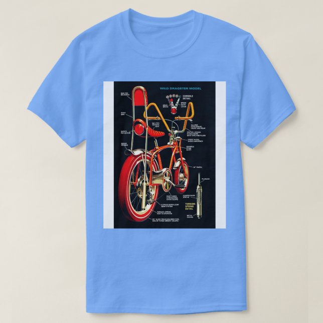 Camiseta Bicicleta de dragón silvestre de 1969 (Diseño del anverso)