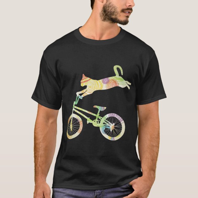 Camiseta Bicicleta de gato Bicicleta Tu colección de regalo (Anverso)