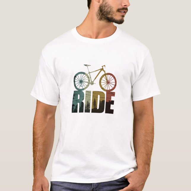 Camiseta Bicicleta de montaña (Anverso)