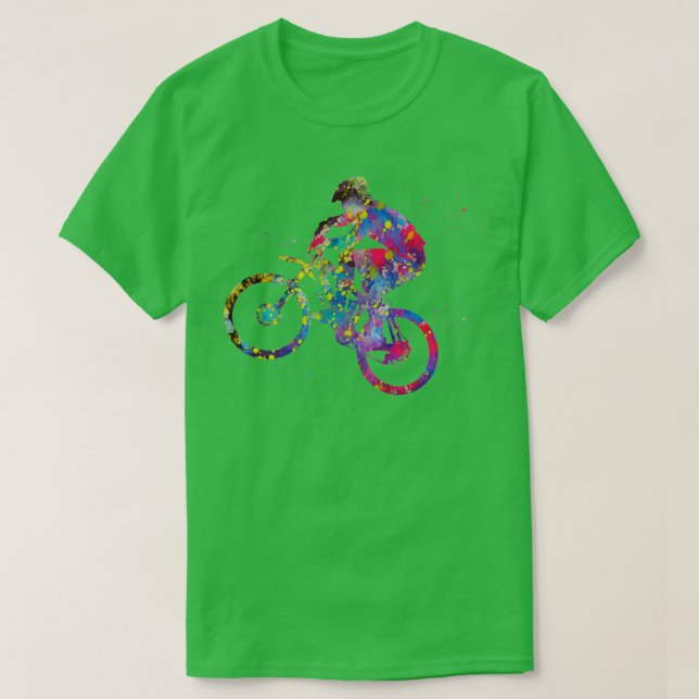 Camiseta Bicicleta de montaña 1 (Diseño del anverso)
