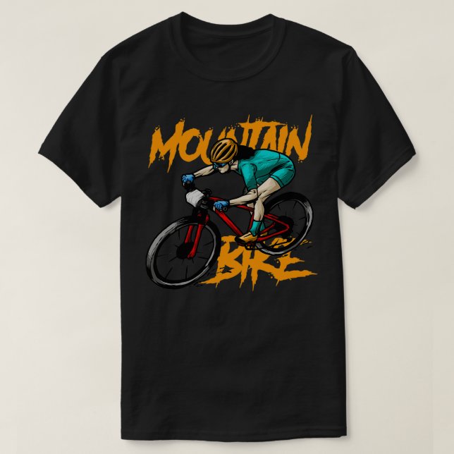 Camiseta Bicicleta de montaña 2 (Diseño del anverso)