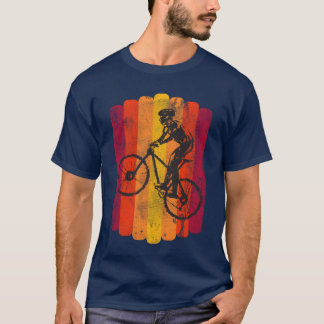 Camiseta Bicicleta de montaña 90s MTB Retro Atardecer Fat B