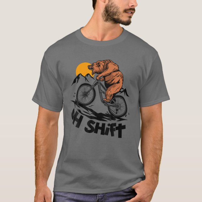 Camiseta Bicicleta de montaña Bicyc Vintage (Anverso)