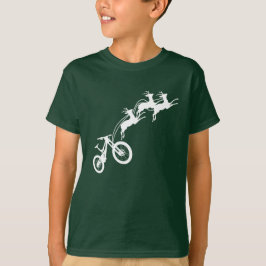 Camiseta bicicleta de montaña bmx reno divertido vacaciones