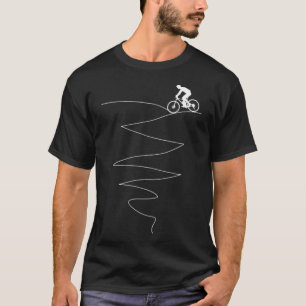 Camiseta Bicicleta de montaña cuesta abajo bmx ciclista bir