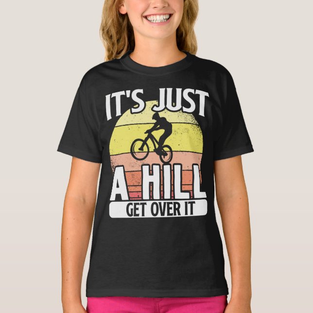 Camiseta Bicicleta de Montaña En Bicicleta Es Sólo Una Coli (Anverso)