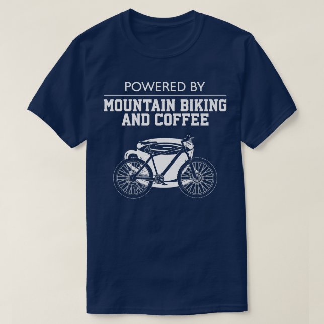 Camiseta Bicicleta de montaña Enduro MTB Montando Café de d (Diseño del anverso)