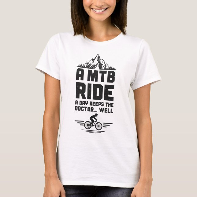Camiseta Bicicleta de montaña Enduro MTB Montañismo de desc (Anverso)