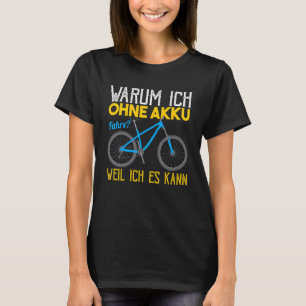 Camiseta Bicicleta de montaña genial sin declaración de bat