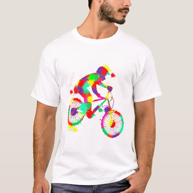 Camiseta Bicicleta de montaña Mtb Ciclismo de descenso Bo (Anverso)