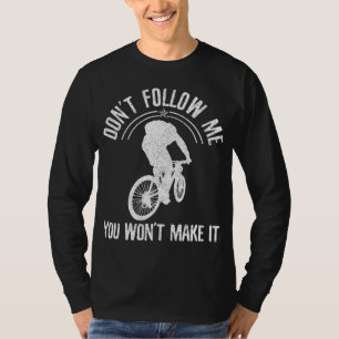 Camiseta Bicicleta de montaña - No me sigan la divertida MT