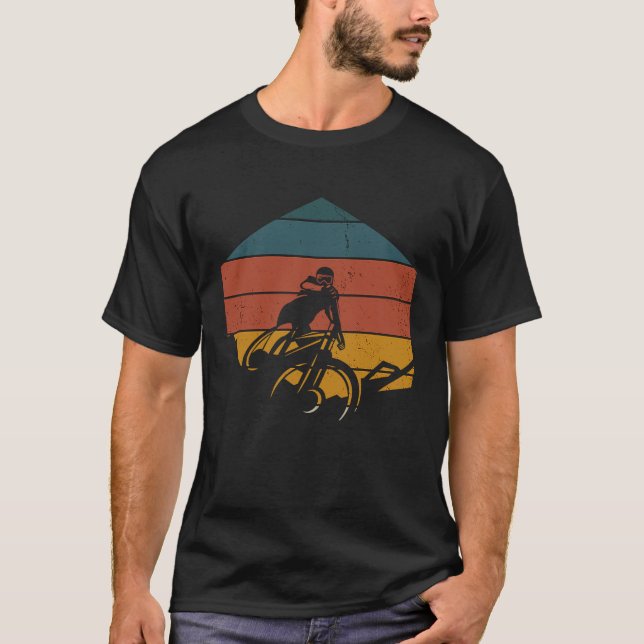 Camiseta Bicicleta De Montaña Para Hombres Mujeres MTB Mont (Anverso)
