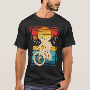 Camiseta Bicicleta De Montaña Para Hombres Retro