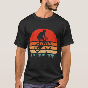 Camiseta Bicicleta De Montaña Vintage Para Hombres