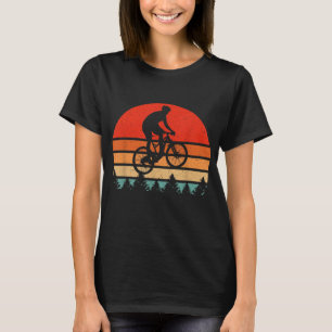 Camiseta Bicicleta De Montaña Vintage Para Hombres