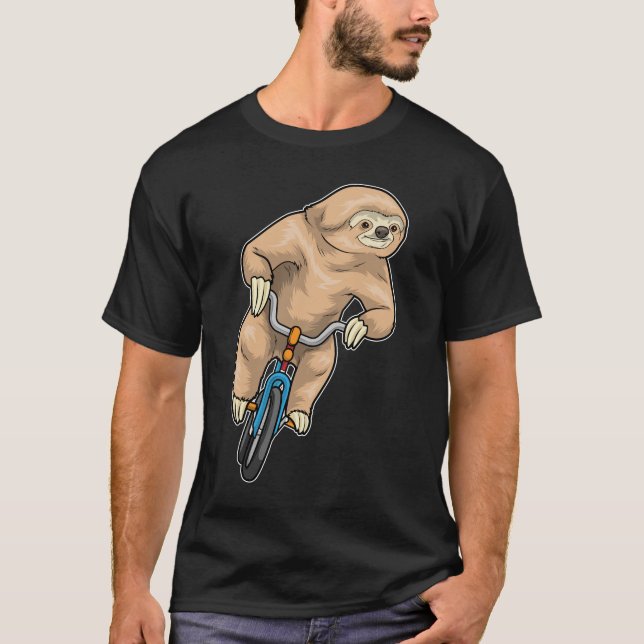 Camiseta Bicicleta de perezoso (Anverso)