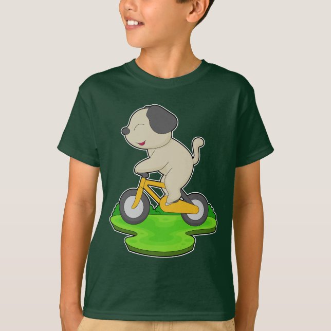 Camiseta Bicicleta de perro (Anverso)