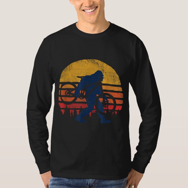 Camiseta Bicicleta de pie - Gráfica divertida MTB (Anverso)